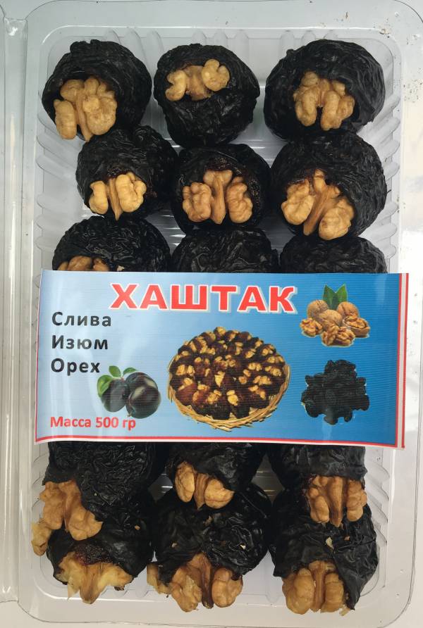 Восточная сладость ХАШТАК Слива, изюм, орех 500гр